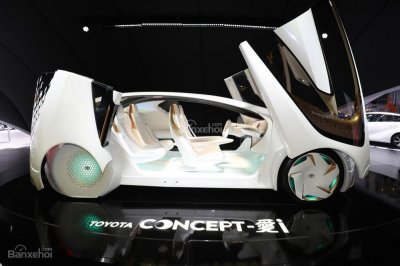 Xe điện thông minh Toyota Concept-i khoe bánh tại Geneva - 4 Xe điện thông minh Toyota Concept-i khoe bánh tại Geneva - 4