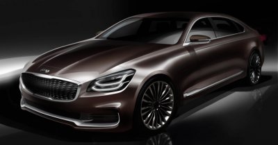 Kia K900 2018 hé lộ nội thất qua ảnh phác họa 1a