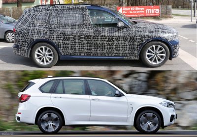 So sánh BMW X7 2019 (trên) và BMW X5 2018 (dưới) 2