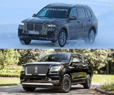 So sánh BMW X7 2019 (trên) và Lincoln Navigator 2018 (dưới) 2