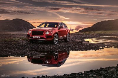 Bentley Bentayga V8 mới thẳng tiến triển lãm Bắc Kinh 2018 1a