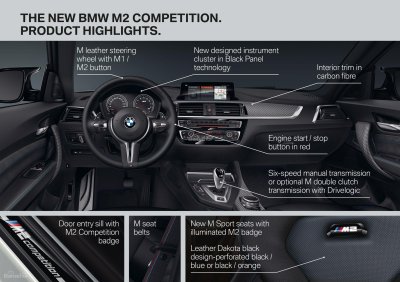 BMW M2 Competition chính thức lộ diện với công suất 405 mã lực 15a