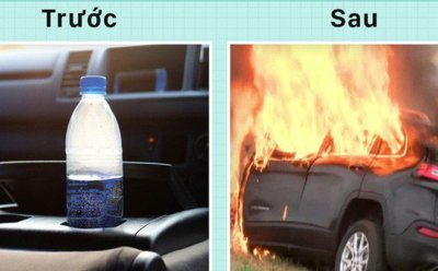 Nguy cơ từ việc đặt sai vị trí chai nước trên xe ô tô 3 Nguy cơ từ việc đặt sai vị trí chai nước trên xe ô tô 3