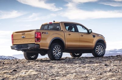 Đuôi xe Ford Ranger 2019 dành cho thị trường Mỹ.