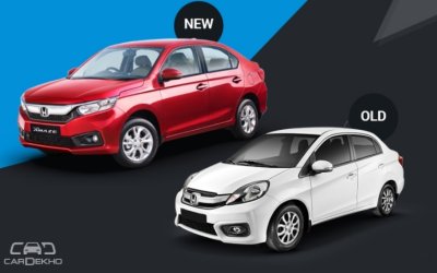 So sánh Honda Amaze thế hệ mới và cũ z