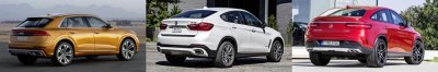 So sánh Audi Q8 2019, BMW X6 và Mercedes GLE Coupe về thiết kế đuôi xe So sánh Audi Q8 2019, BMW X6 và Mercedes GLE Coupe về thiết kế đuôi xe..