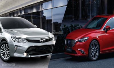 Phân khúc sedan hạng D tháng 5: Doanh số Toyota Camry gấp đôi đối thủ Mazda 6.