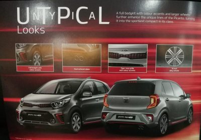 Tại Malaysia, Kia Morning 2019 sẽ có 02 phiên bản mới KX và GT-Line Tại Malaysia, Kia Morning sẽ có 02 phiên bản mới KX và GT-Line.