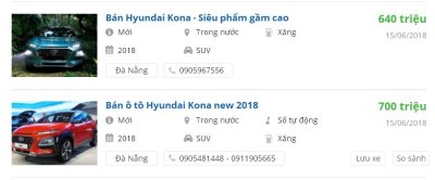Hyundai Kona 2018 tăng giá tiền đặt cọc, dự đoán lắp ráp trong nước - Ảnh 1 Hyundai Kona 2018 tăng giá tiền đặt cọc, dự đoán lắp ráp trong nước - Ảnh 1.