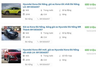 Hyundai Kona 2018 tăng giá tiền đặt cọc, dự đoán lắp ráp trong nước Hyundai Kona 2018 tăng giá tiền đặt cọc, dự đoán lắp ráp trong nước.