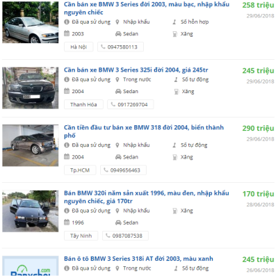Top 5 xe cũ giá rẻ mà vẫn còn "ngon" 7 Top 5 xe cũ giá rẻ mà vẫn còn "ngon"