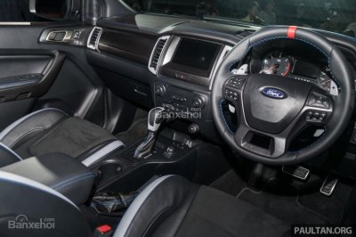 Nội thất Ford Ranger Raptor 2019