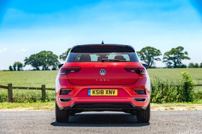 Đuôi xe Volkswagen T-Roc 2018 R-Line Đuôi xe Volkswagen T-Roc 2018 R-Line.