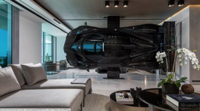 Pagani Zonda R trở thành vách ngăn phòng Pagani Zonda R
