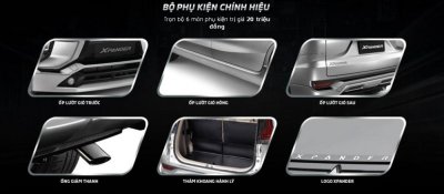 Bộ phụ kiện chính hãng trị giá 20 triệu đồng dành cho Mitsubishi Xpander 2018 Bộ phụ kiện chính hãng trị giá 20 triệu đồng dành cho Mitsubishi Xpander 2018..