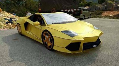 Cúng Rằm tháng 7, chọn Lamborghini Aventador phiên bản mã vàng chi tiết như thật? Cúng Rằm tháng 7, chọn Lamborghini Aventador phiên bản mã vàng chi tiết như thật?.