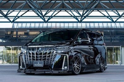 Toyota Alphard 2018 qua tay Rowen, thêm bodykit mới "sang chảnh" hơn.