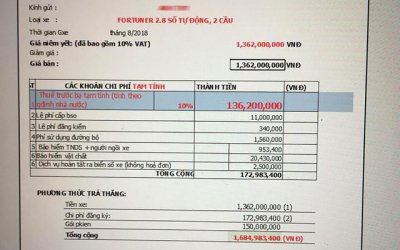Vụ Toyota Fortuner bán kèm phụ kiện trăm triệu: Đại lý "hạ nhiệt" do khách làm căng 3 Vụ Toyota Fortuner bán kèm phụ kiện trăm triệu: Đại lý "hạ nhiệt" do khách làm căng a3