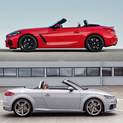 So sánh BMW Z4 2019 và Audi TT Roadster - Thân xe So sánh BMW Z4 2019 và Audi TT Roadster - Thân xe.