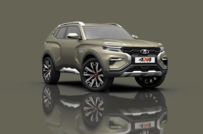 Mẫu SUV Lada 4x4 Vision mới ra mắt, đấu Land Rover - Ảnh 2 Mẫu SUV Lada 4x4 Vision mới ra mắt, đấu Land Rover - Ảnh 2.