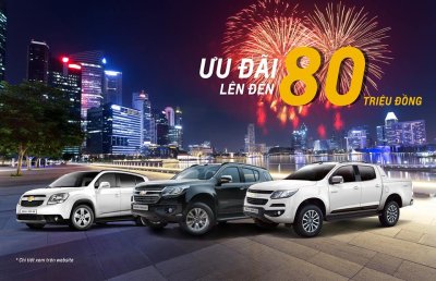 Tháng 9/2018: Chevrolet tiếp tục ưu đãi cao nhất 80 triệu đồng...