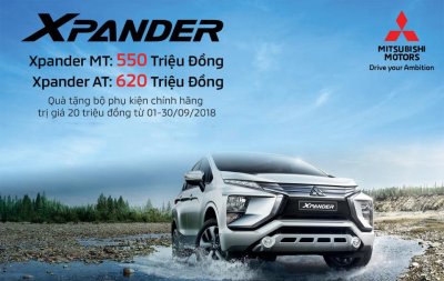 Ước tính giá lăn bánh Mitsubishi Xpander 2018 vừa ra mắt.