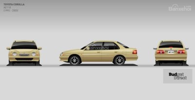 11 thế hệ của Toyota Corolla: Thế hệ thứ tám: 1995-2000 11 thế hệ của Toyota Corolla