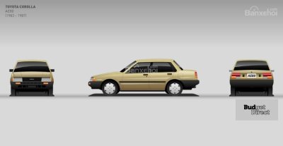 11 thế hệ của Toyota Corolla: Thế hệ thứ năm: 1983-1987 11 thế hệ của Toyota Corolla