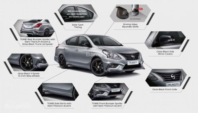 Nissan Sunny Black Series giá không chênh lệch so với bản tiêu chuẩn Bản đặc biệt Nissan Sunny Black Series 390 triệu trình làng - 2