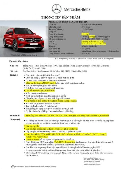 Giá xe Mercedes-Benz GLC300 28 Giá xe Mercedes-Benz GLC300 a28