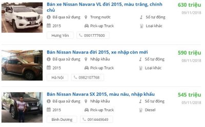 Top xe bán tải cũ giữ giá nhất 2018 7