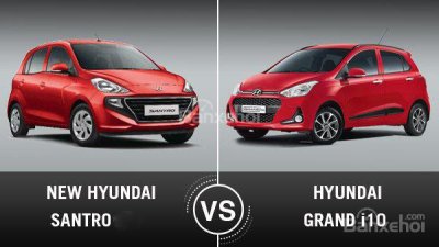 So sánh Hyundai Grand i10 và Hyundai Santro - Đâu là xe cỡ nhỏ giá rẻ cho khách Việt? So sánh Hyundai Grand i10 và Hyundai Santro - Đâu là xe cỡ nhỏ giá rẻ cho khách Việt