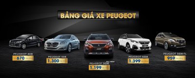 Peugeot Việt Nam khuyến mại tháng 12/2018, khách hàng có quà a2