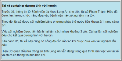 Kỹ sư Tạch: Ma túy có thể là nguyên nhân dẫn đến tại nạn container kinh hoàng a7