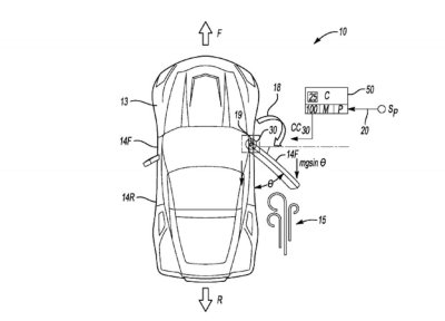 Ảnh bằng sáng chế cửa thông minh của Chevrolet Corvette