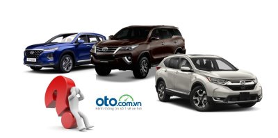 Toyota Fortuner, Hyundai SantaFe và Honda CR-V phiên bản 2019...