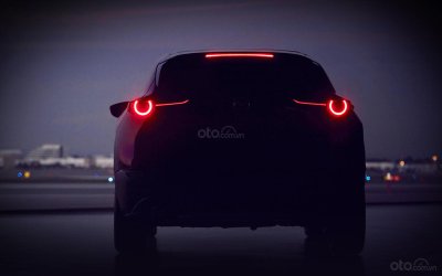 Hình ảnh teaser bí ẩn của chiếc Mazda crossover mới Ảnh teaser Mazda