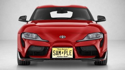 Toyota Supra 2020 không có chỗ lắp biển số a2.1