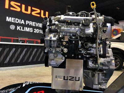 Isuzu D-Max 2019 bản Malaysia có thể trang bị động cơ dầu diesel cải tiến hơn