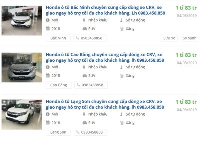 Hết thời bia kèm lạc, Honda CR-V quay vế đúng giá thật nhận ưu đãi từ 10-20 triệu đồng tại đại lý.