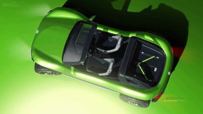 Volkswagen I.D. Buggy Concept - ảnh 8 Volkswagen I.D. Buggy Concept cận cảnh nóc xe