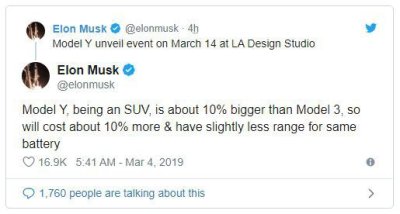 Elon Musk tiết lộ về Tesla Model Y Elon Musk tiết lộ về Tesla Model Y...