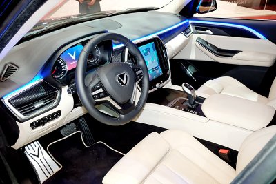 VinFast LUX A8 ra mắt tại Geneva 2019 Nội thất xe VinFast LUX A8 - Geneva 2019