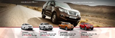 Nissan Terra, X-Trail, Sunny đồng loạt nhận ưu đãi 30 triệu đồng trong tháng 3/2019 a1