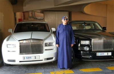 Biển số ô tô "D5" giá 9 triệu USD (UAE) Biển số ô tô "D5"