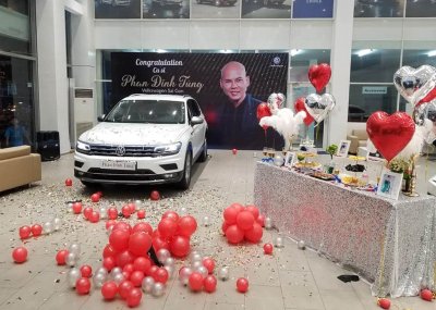 Đầu xe Volkswagen Tiguan Allspace 2019 trang bị đèn pha LED Đầu xe Volkswagen Tiguan Allspace 2019