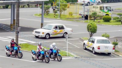 Đường chạy sa hình ở trường dạy lái tại Nhật Bản Đường chạy sa hình