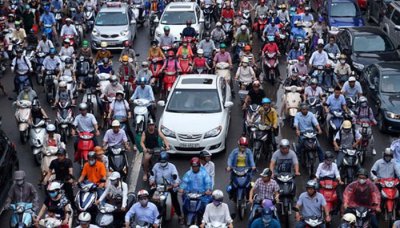 Cảnh tắc đường ở Hà Nội Cảnh tắc đường ở Hà Nội...