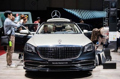 Thiết kế phần đầu xe Mercedes-Maybach S-Class 2019 khá giống chiếc S650 Cabriolet Thiết kế phần đầu xe Mercedes-Maybach S-Class 2019
