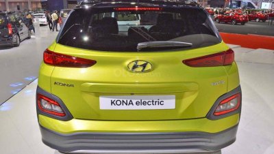 Hyundai Kona Electric ra mắt triển lãm Bangkok 2019 - ảnh 6 Hyundai Kona Electric ra mắt triển lãm Bangkok 2019 - ảnh đuôi xe 2